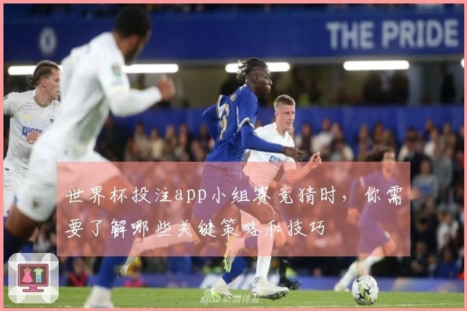 世界杯投注app小组赛竞猜时，你需要了解哪些关键策略和技巧